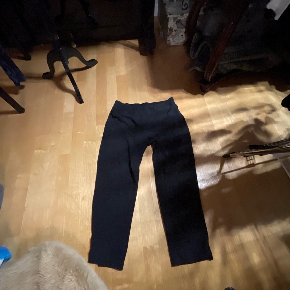 Neon Buddha Size XL Crop Black Pants